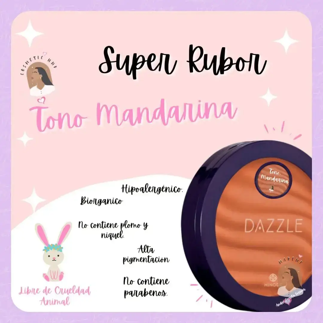 💕RUBOR MANDARINA DAZZLE💕