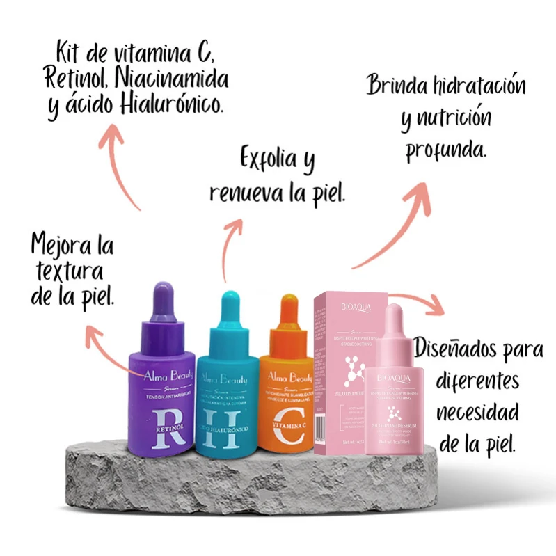 Kit x 4 Serum de Alma Beauty 2
