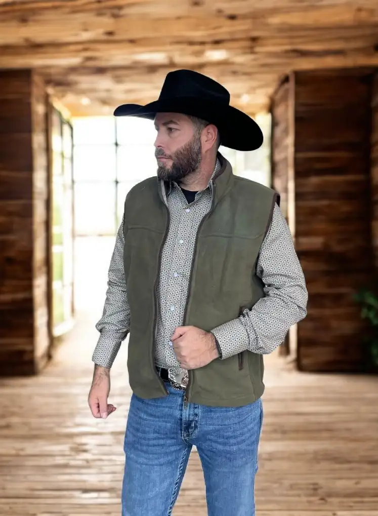 CHALECO VAQUERO TELA POLAR  2