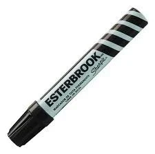 Marcador esterbook permanente negro 