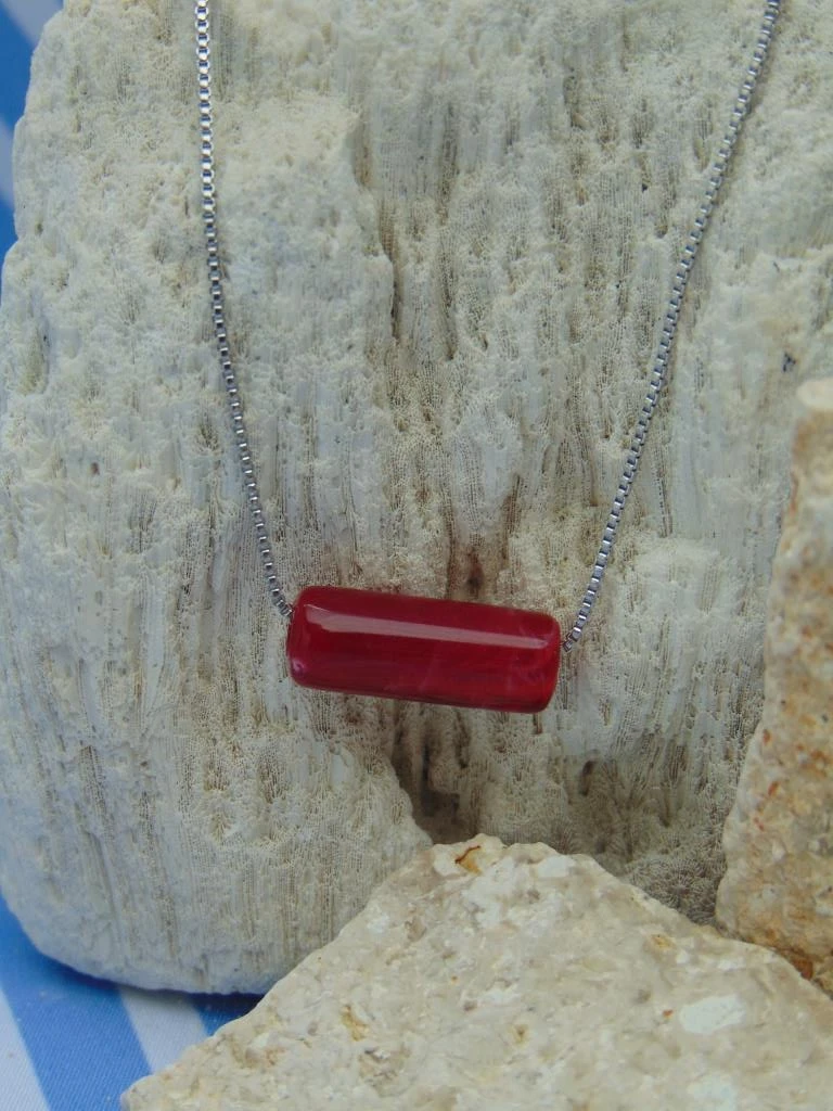 CADENA + DIJE RODIO PLATE DIJE AGATA CORNALINA