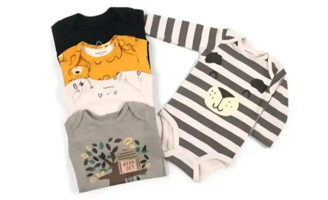 Set 5 bodys manga larga