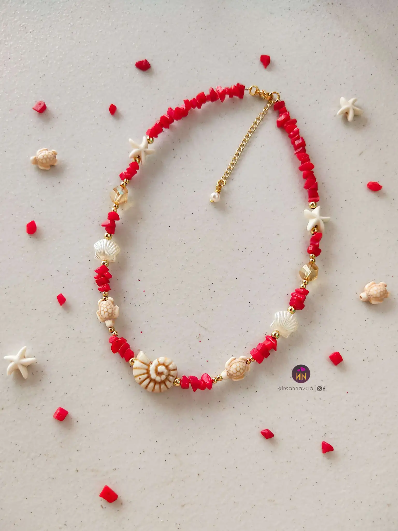 Collar marino con piedras 2
