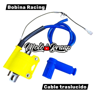 Bobina Racing con cable traslucido IA