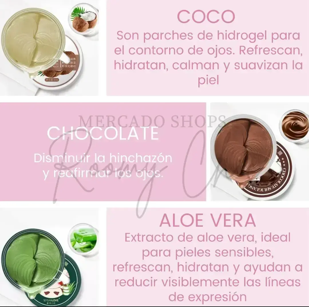 Parche para ojos colageno 8