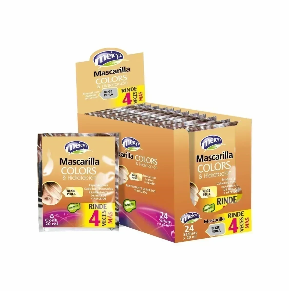 meicys mascarilla color sobre x30 beige perla