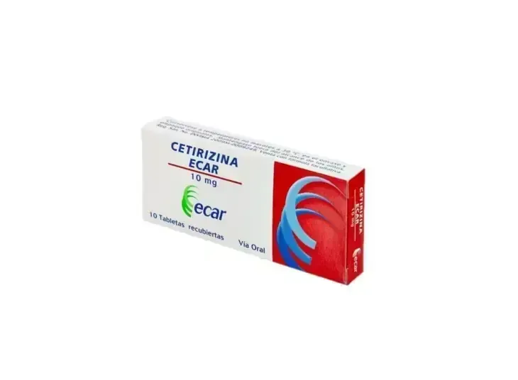 CETIRIZINA TBL 10 MG X 10 TBL ECAR