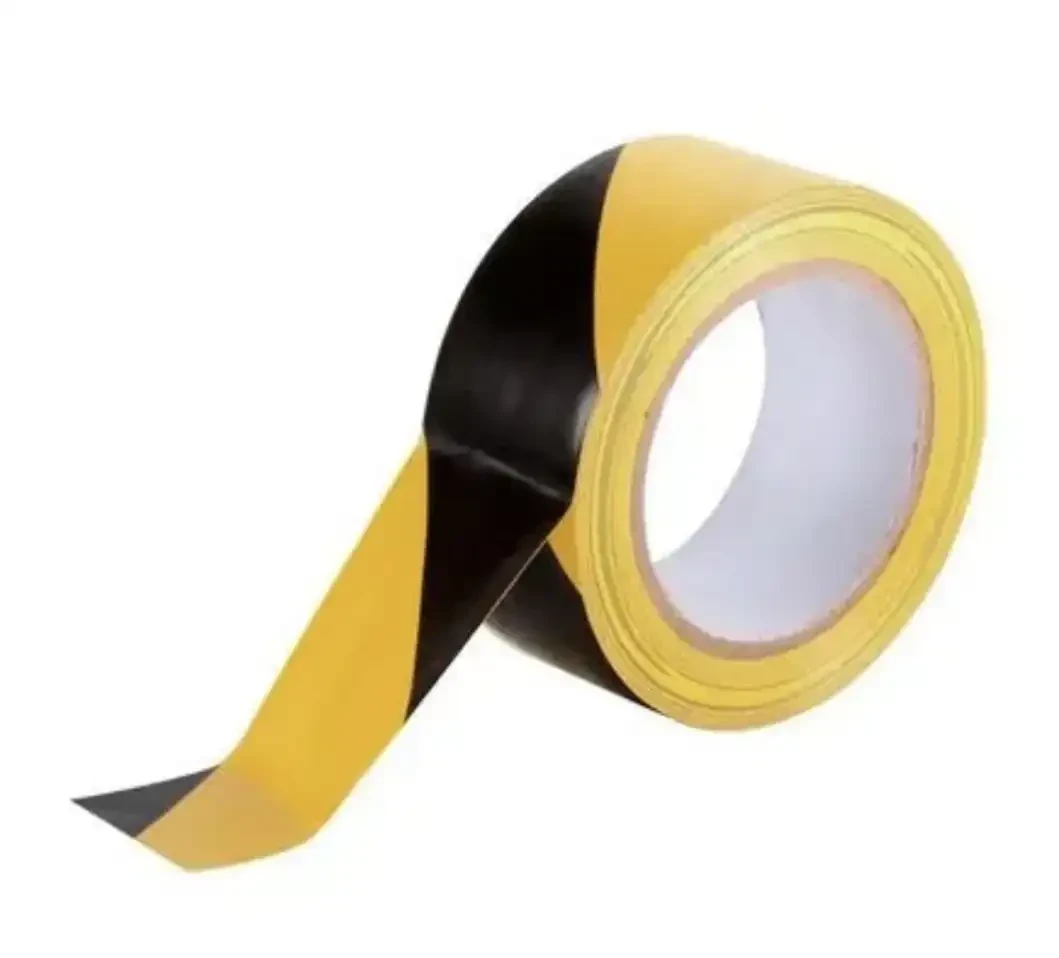 CINTA DE SEÑALIZACIÓN AUTOADHERIBLE 30mt AMARILLO/NEGRO