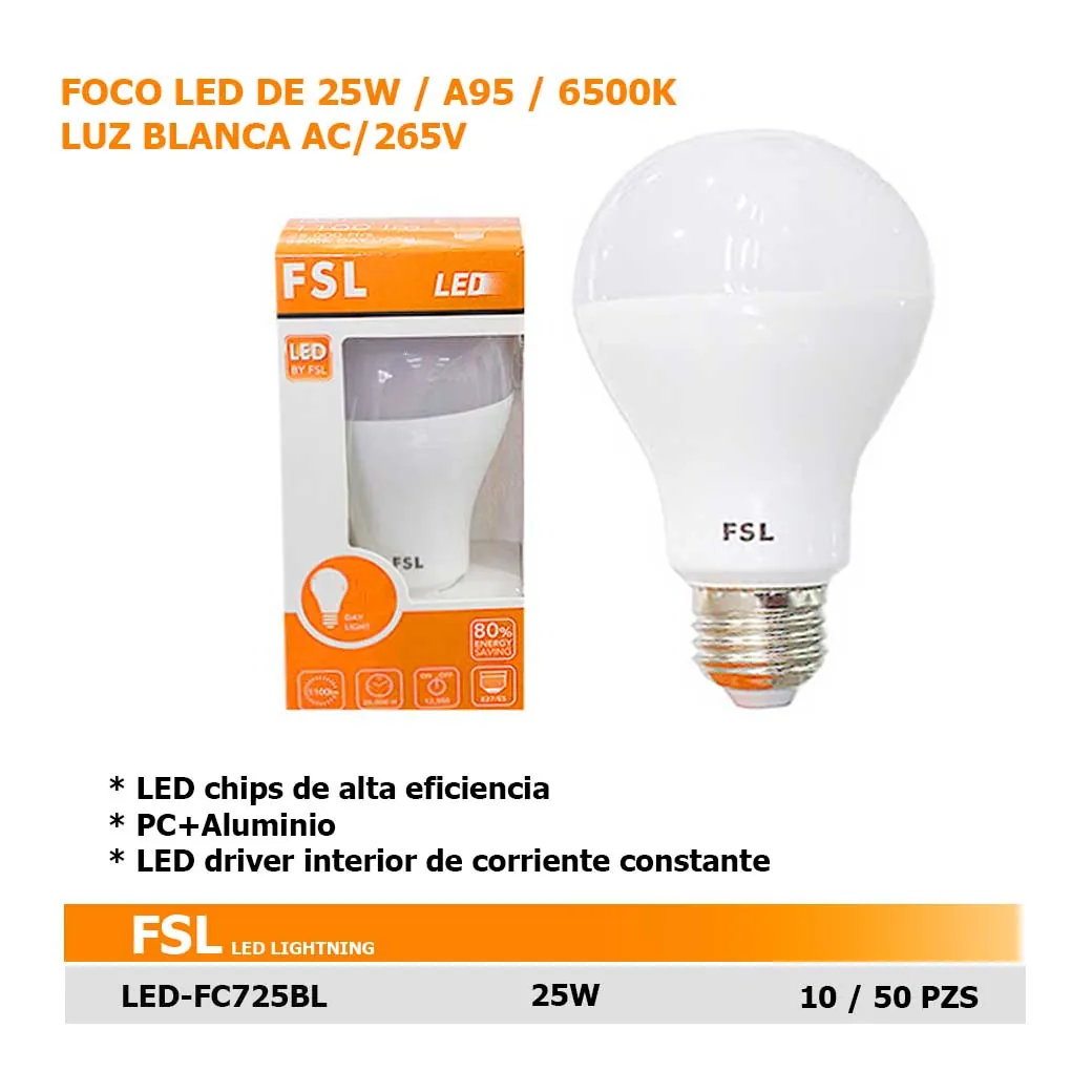 FSL FOCO LED de 25W