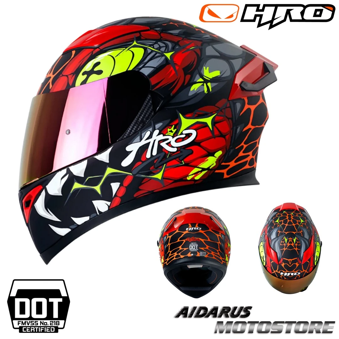 CASCO HRO 514DV GATOR ROJO MATE