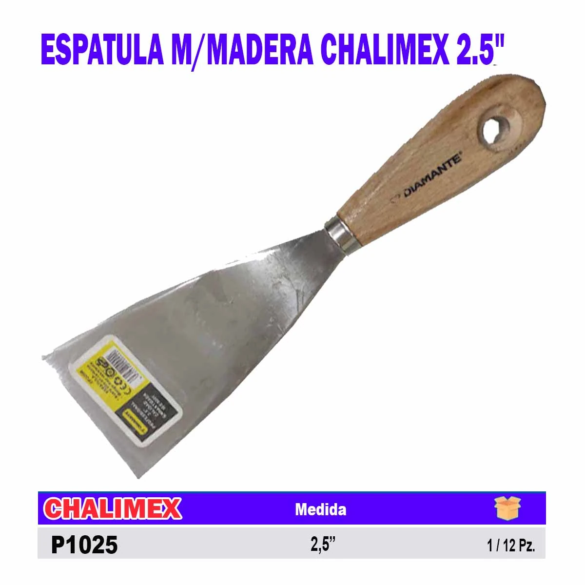 ESPATULA M/MADERA ECO 2.5"