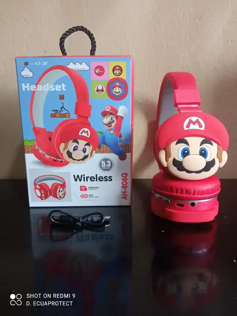 AUDIFONO INALAMBRICO SUPER MARIO BROS ⭐🍄🎧