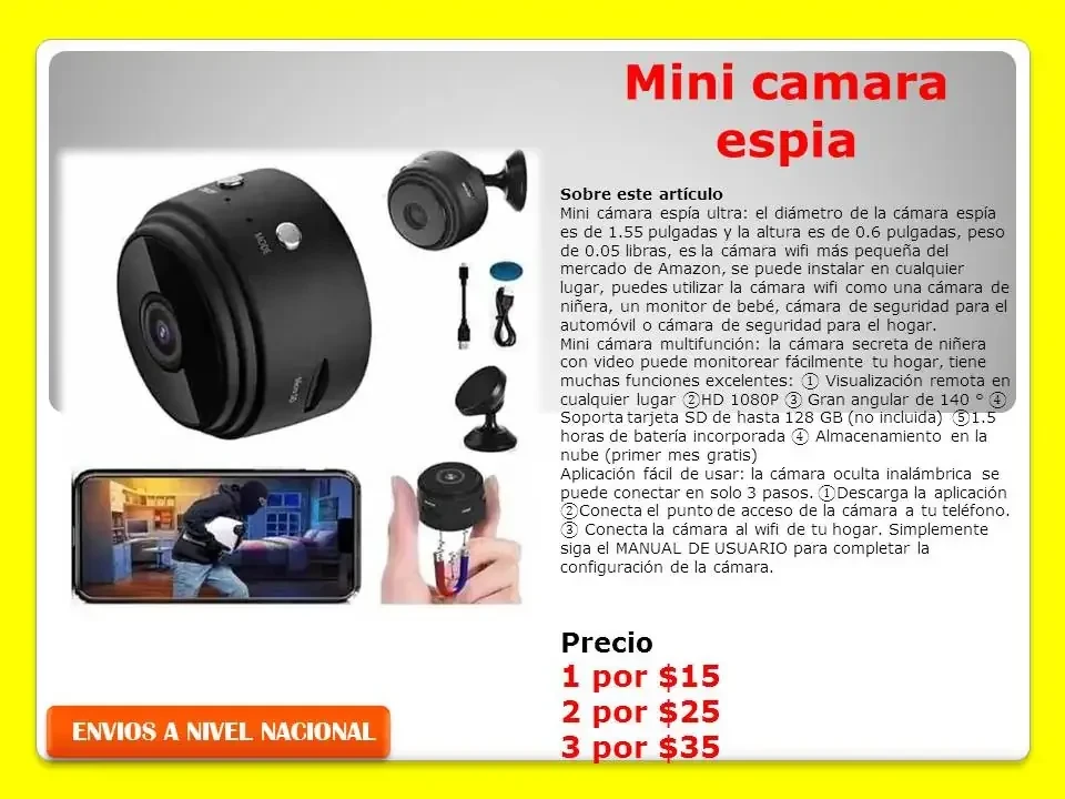 Camara wifi A9 3