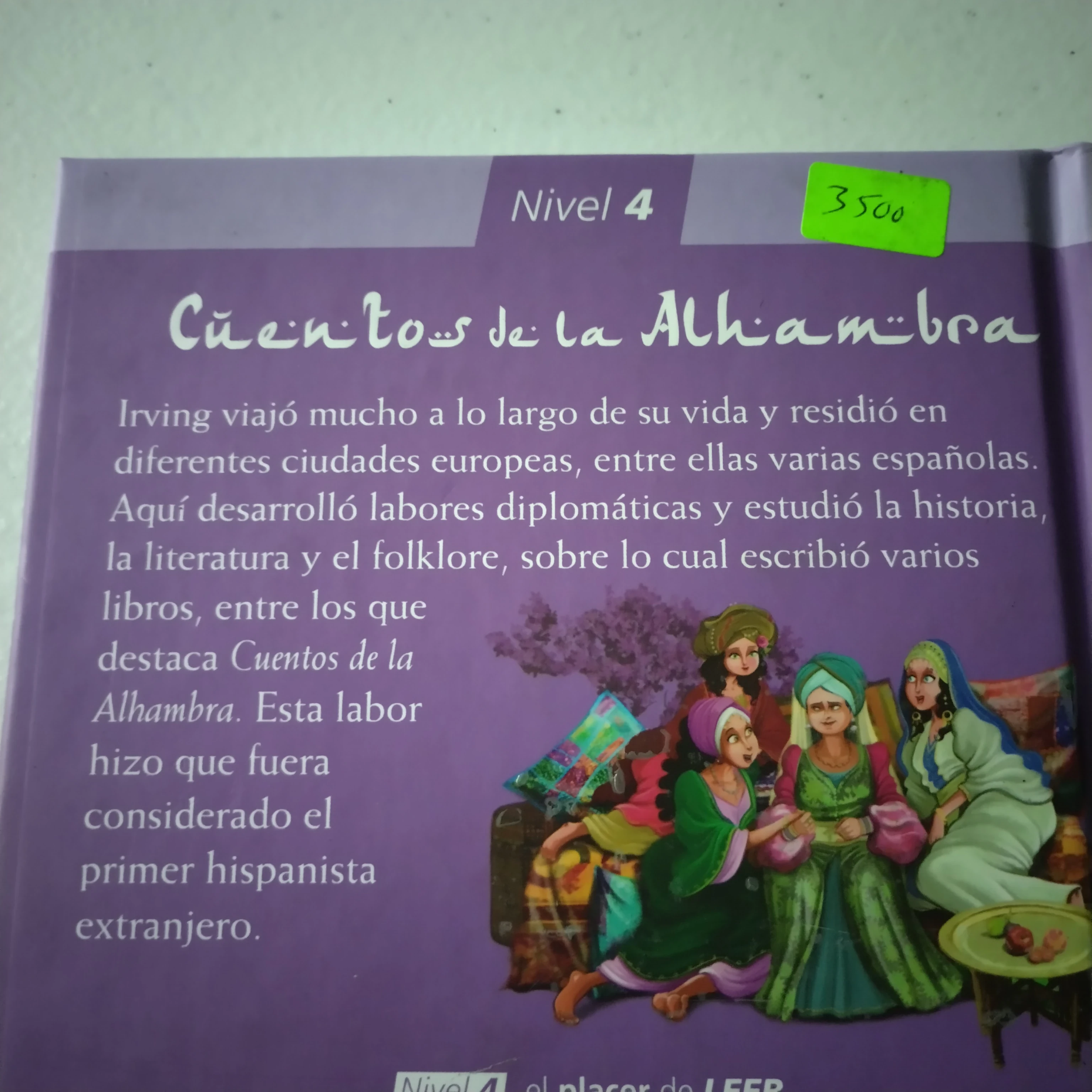 Cuentos de la Alhambra, Washington Irving, infantil  2