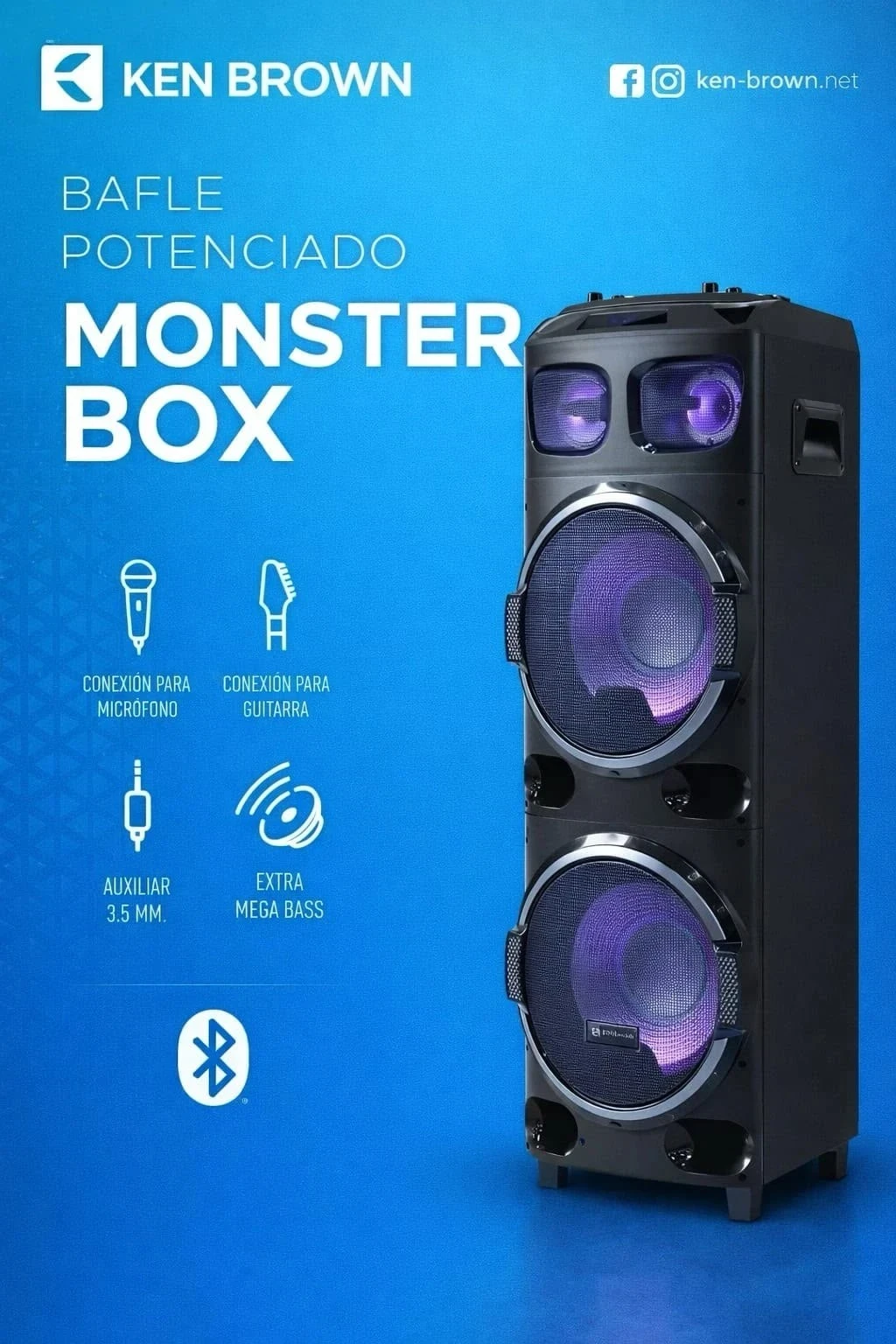  BAFLE POTENCIADO KEN BROWN MONSTERBOX