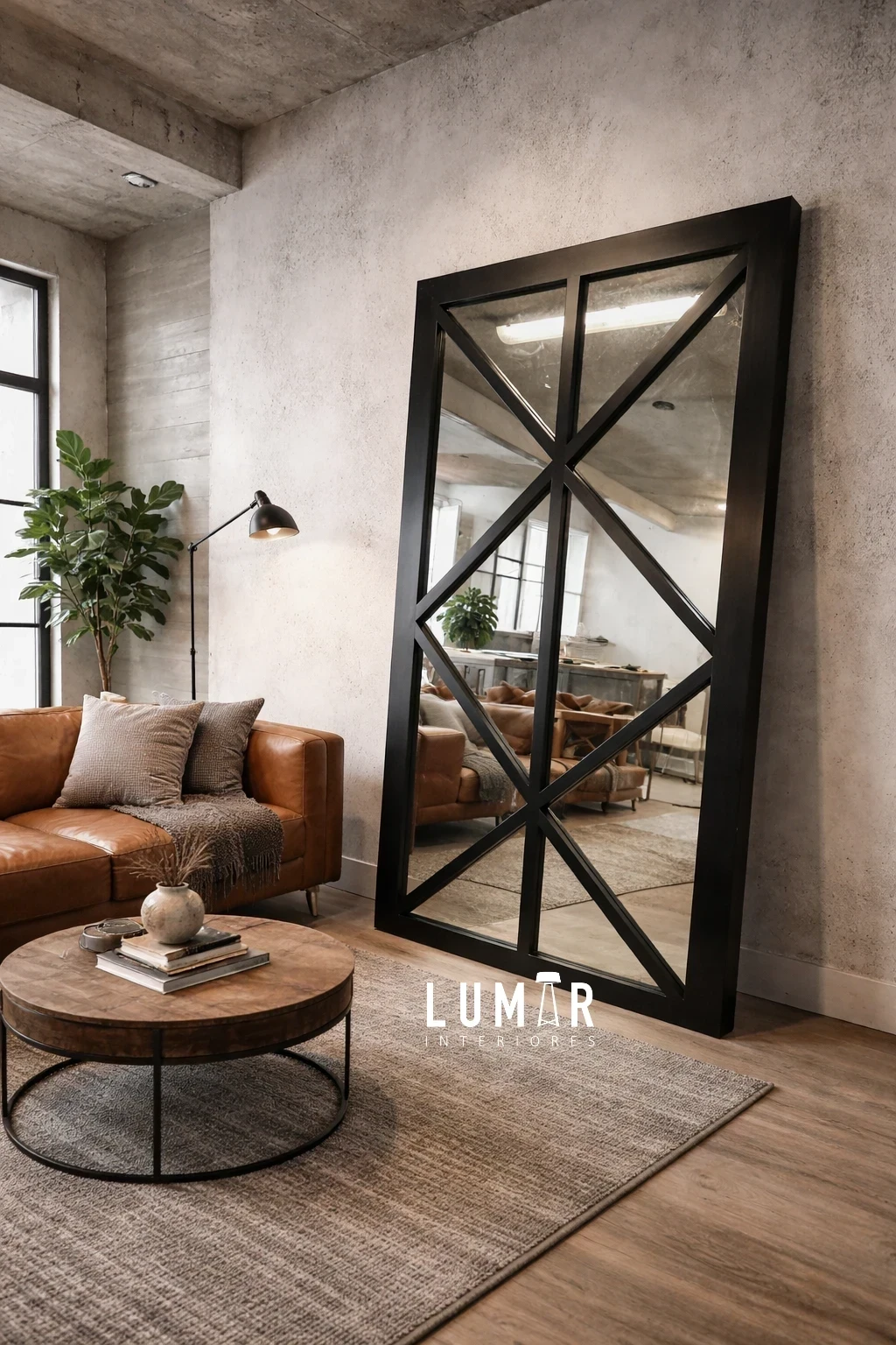 AXIUM INDUSTRIAL Moderno 210x110 cm Espejo 3