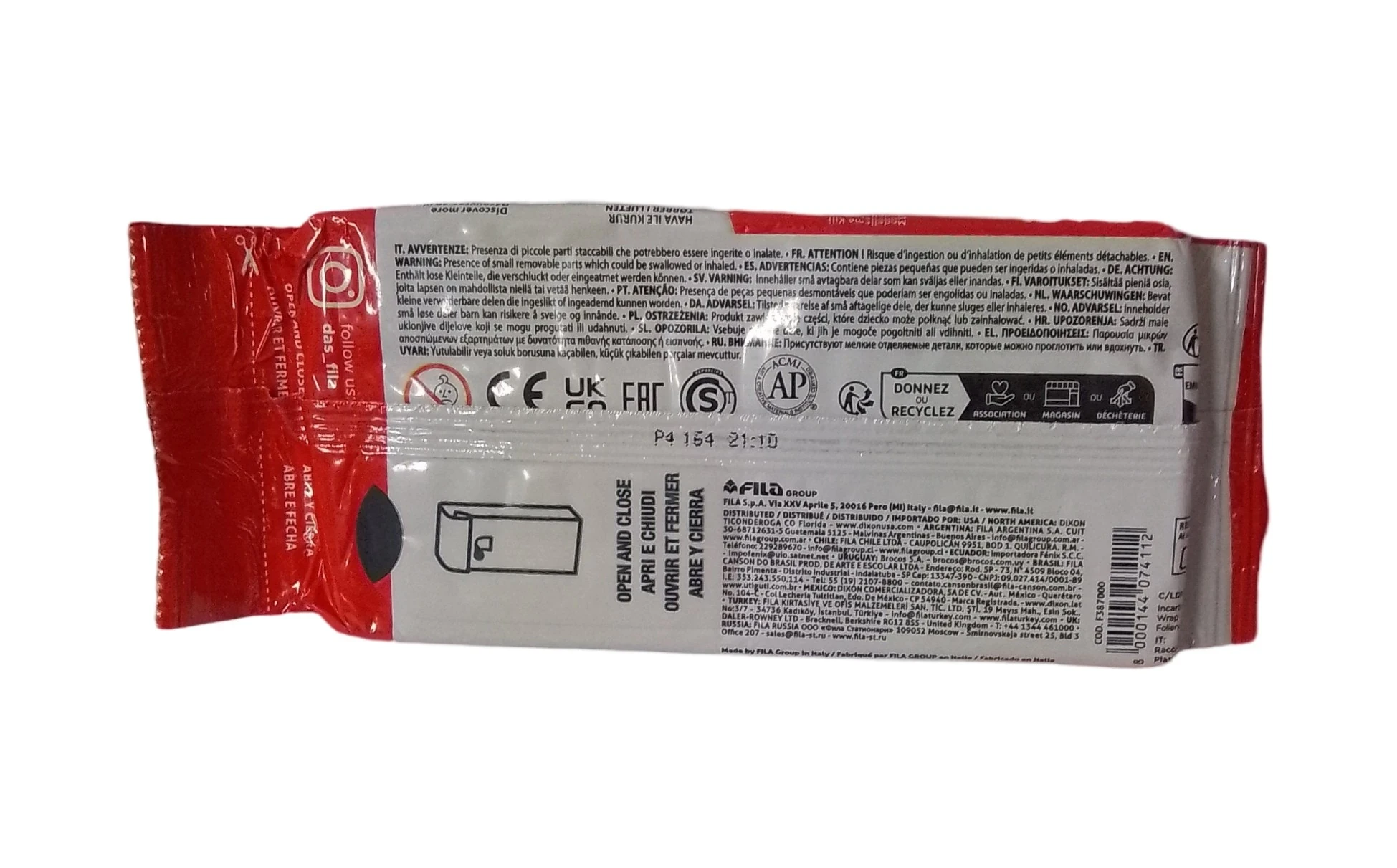 Pasta para modelar das ,500 gr bco 2
