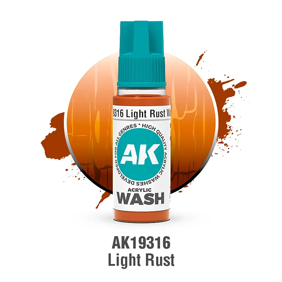 *DERRAMADO* LIGHT RUST – ACRYLIC WASH -AK19316 
