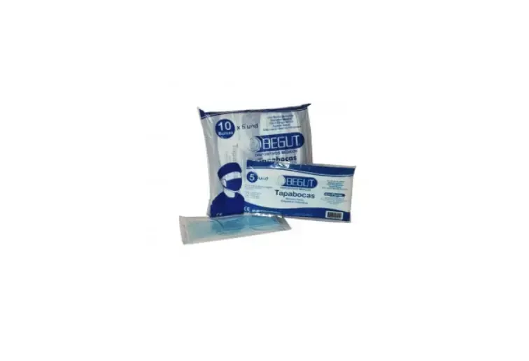 TAPABOCAS BOLSA X 50 10X5 UNIDADES BEGUT