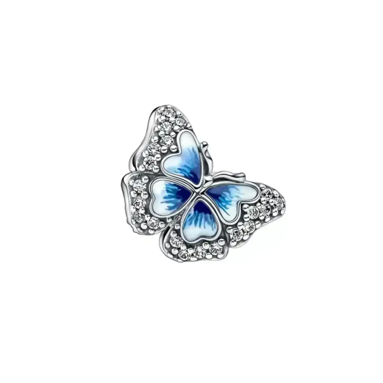 Charm Mariposa Azul Brillante  2