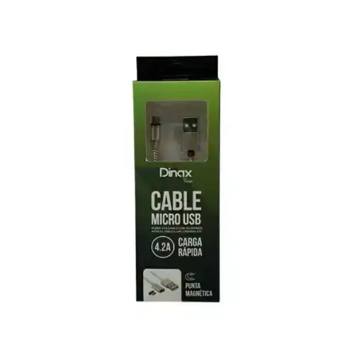 Cable USB V8 Dinax 4.2A Magnético 