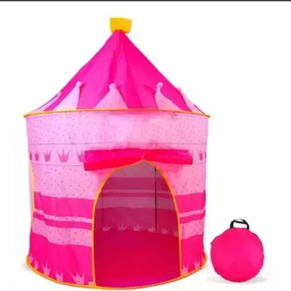 Carpa castillo rosada o azul