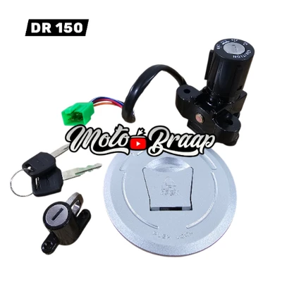 RP DR 150 Combo switch encendido / tapa tanque / seguro / 2 llaves GX 76976-831256