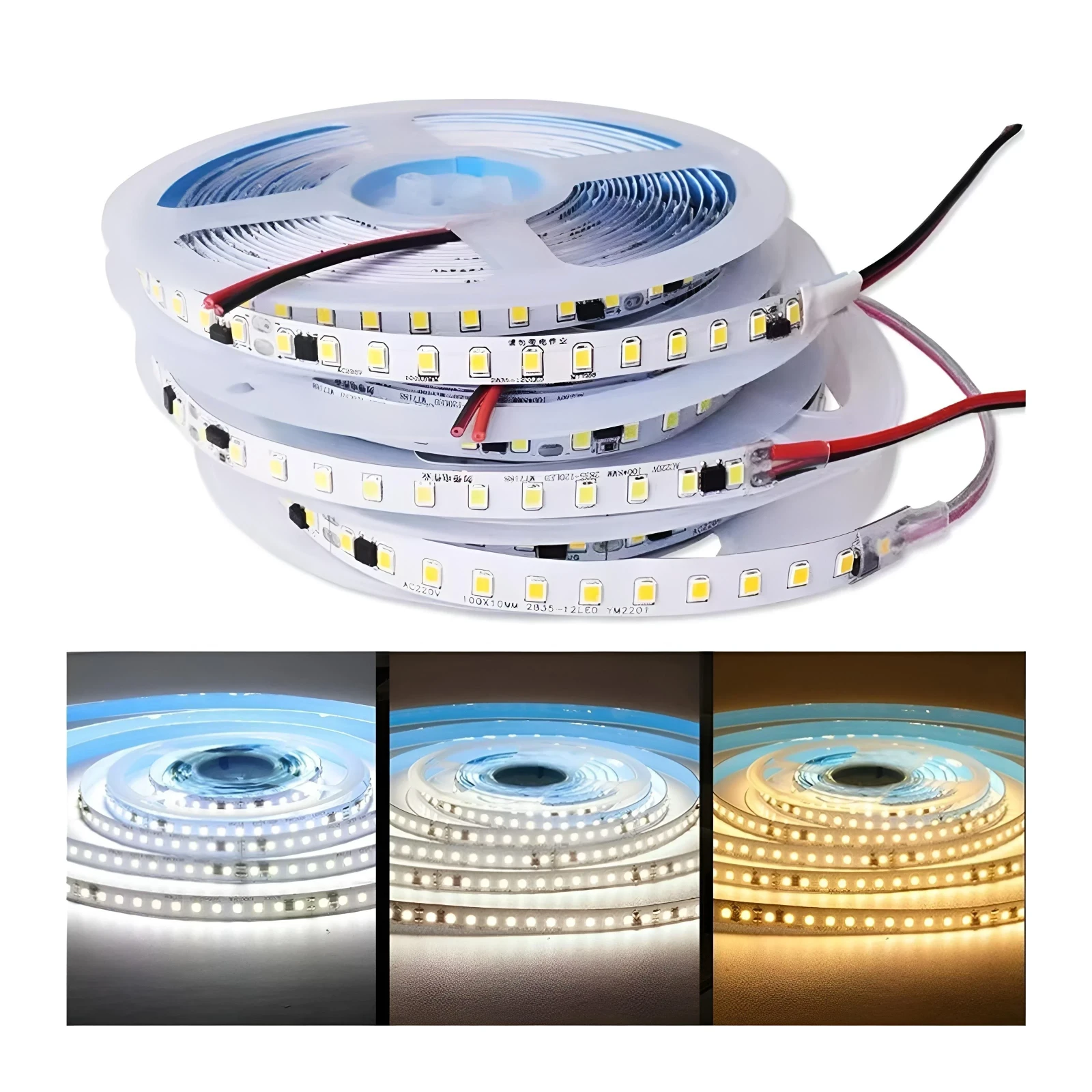 CINTA LED 110V 120L/M IP20 8MM 10M