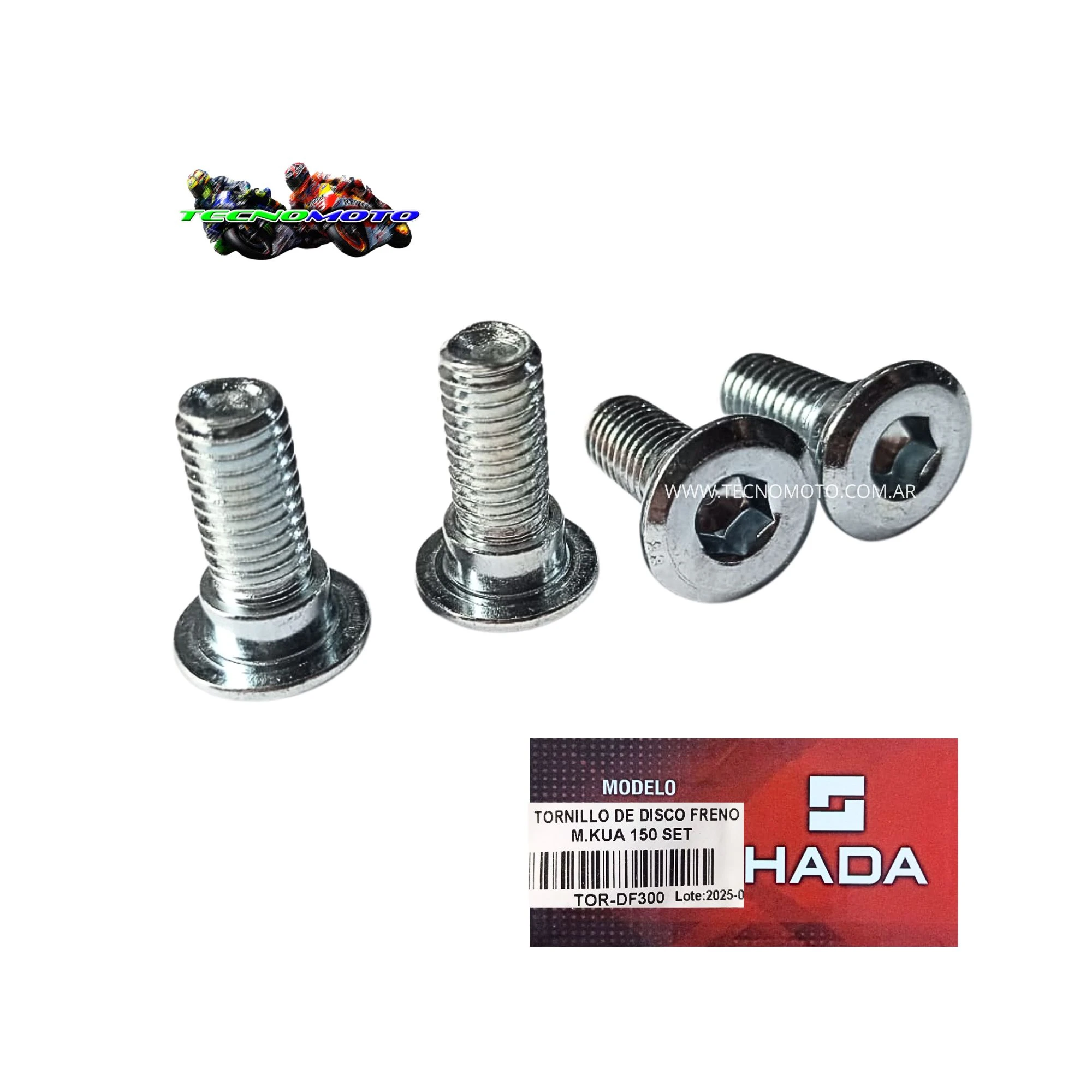 TORNILLO DISCO FRENO MOTOMEL 150 SKUA -KIT-49037