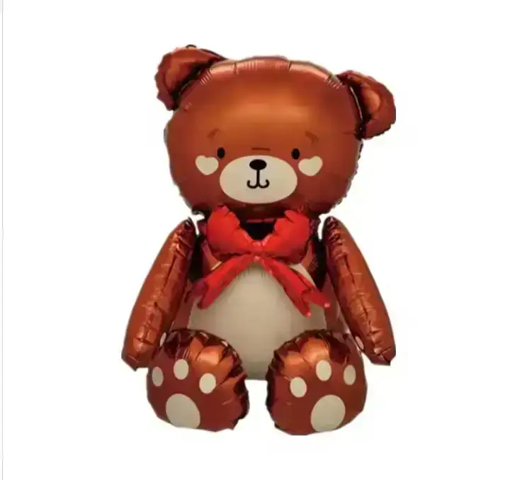 Globo metalizado oso articulado 5 pcs  3