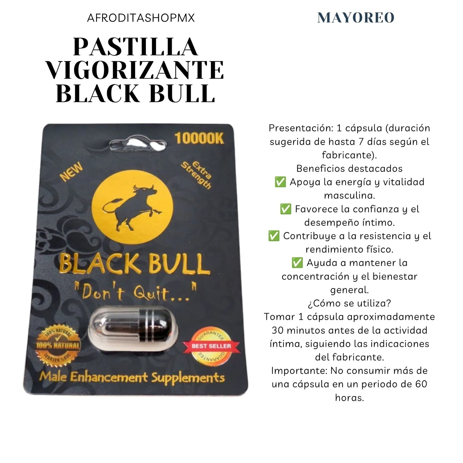 pastilla vigorizante black bull
