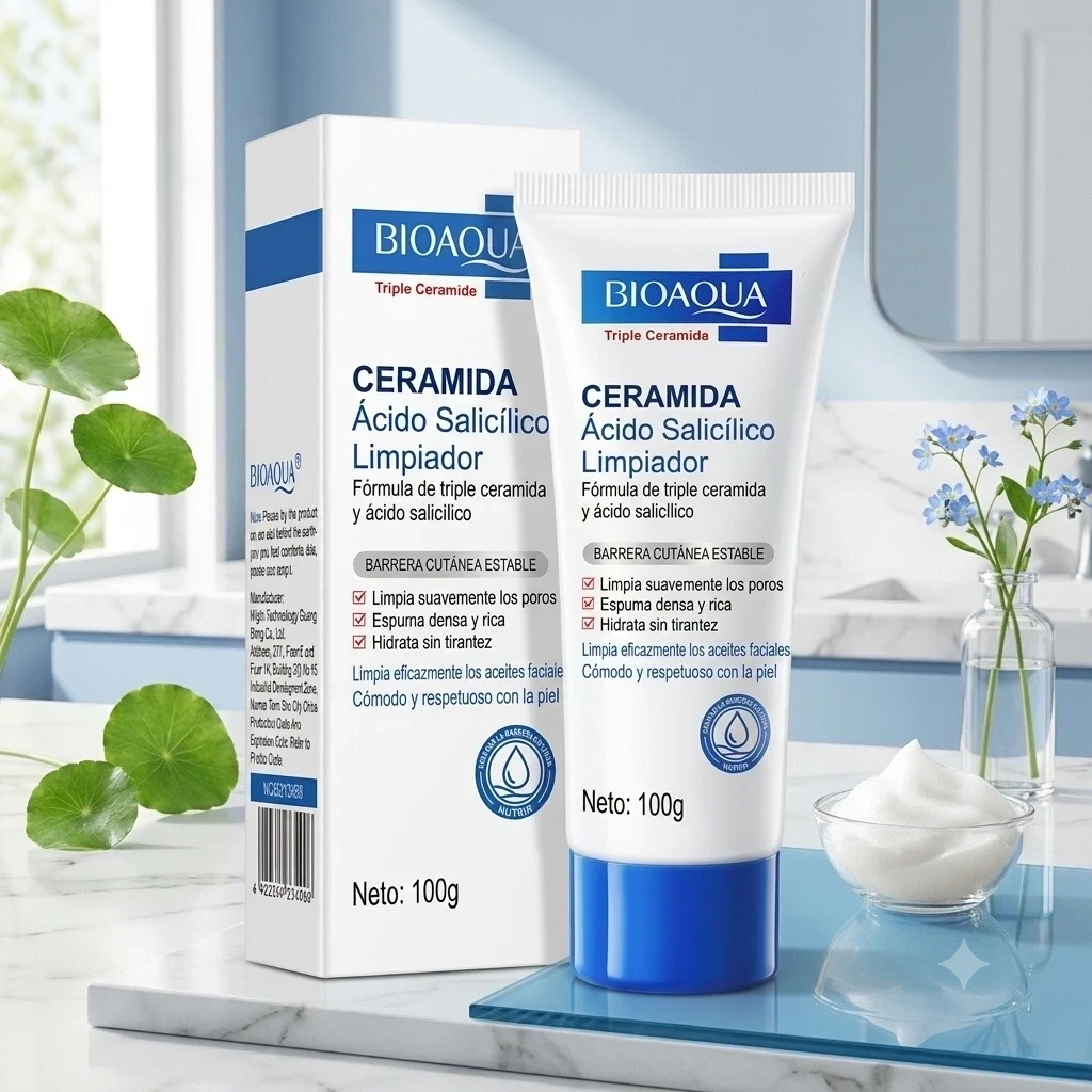 Jabón de Ácido Salicílico y Ceramide Bioaqua 