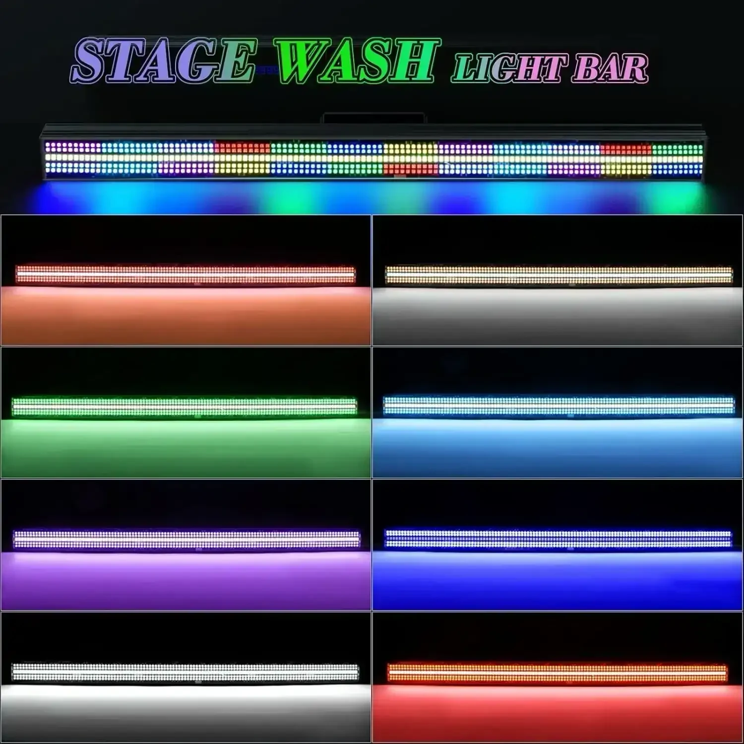 BARRA LED PIXEL CON STROBO CENTRAL ,,, 