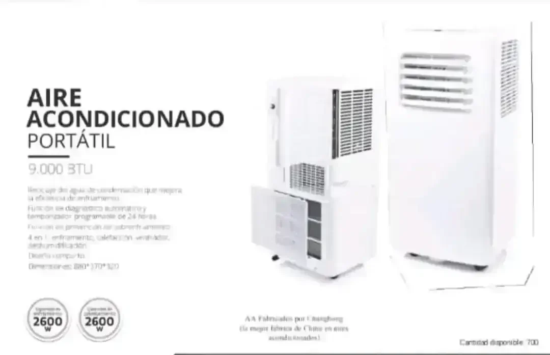 Aire Panoramic Portátil 2600w Frio / Calor