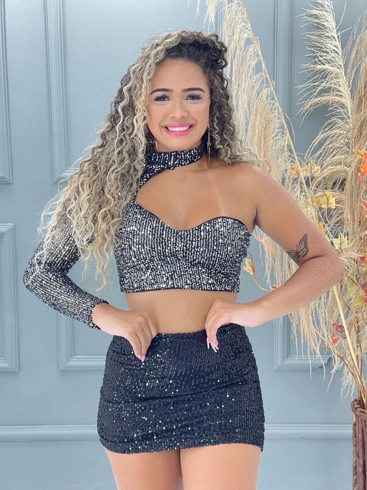 CONJUNTO DE LUXO ESMERALDA PAETE LANÇAMENTO BALADINHA✨