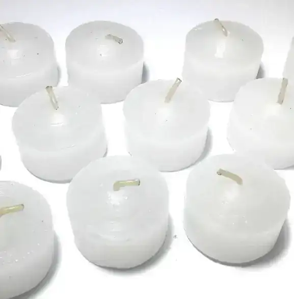 Velas de noche blancas x6
