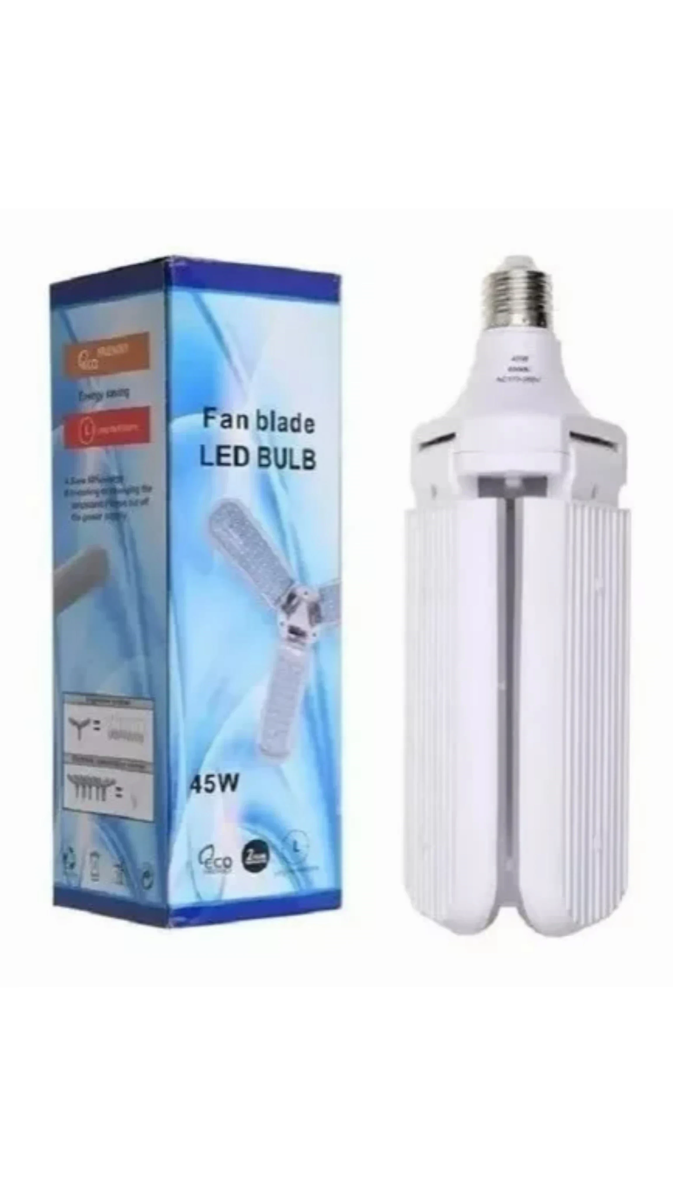 Ampolleta Led 3 Aspas 45w Angulo Ajustable LUZ FRIA