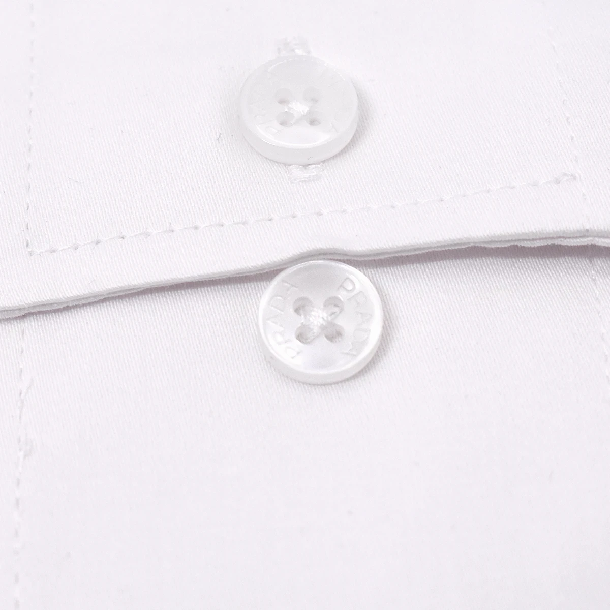 Camisa Manga Larga Prada Blanca 3