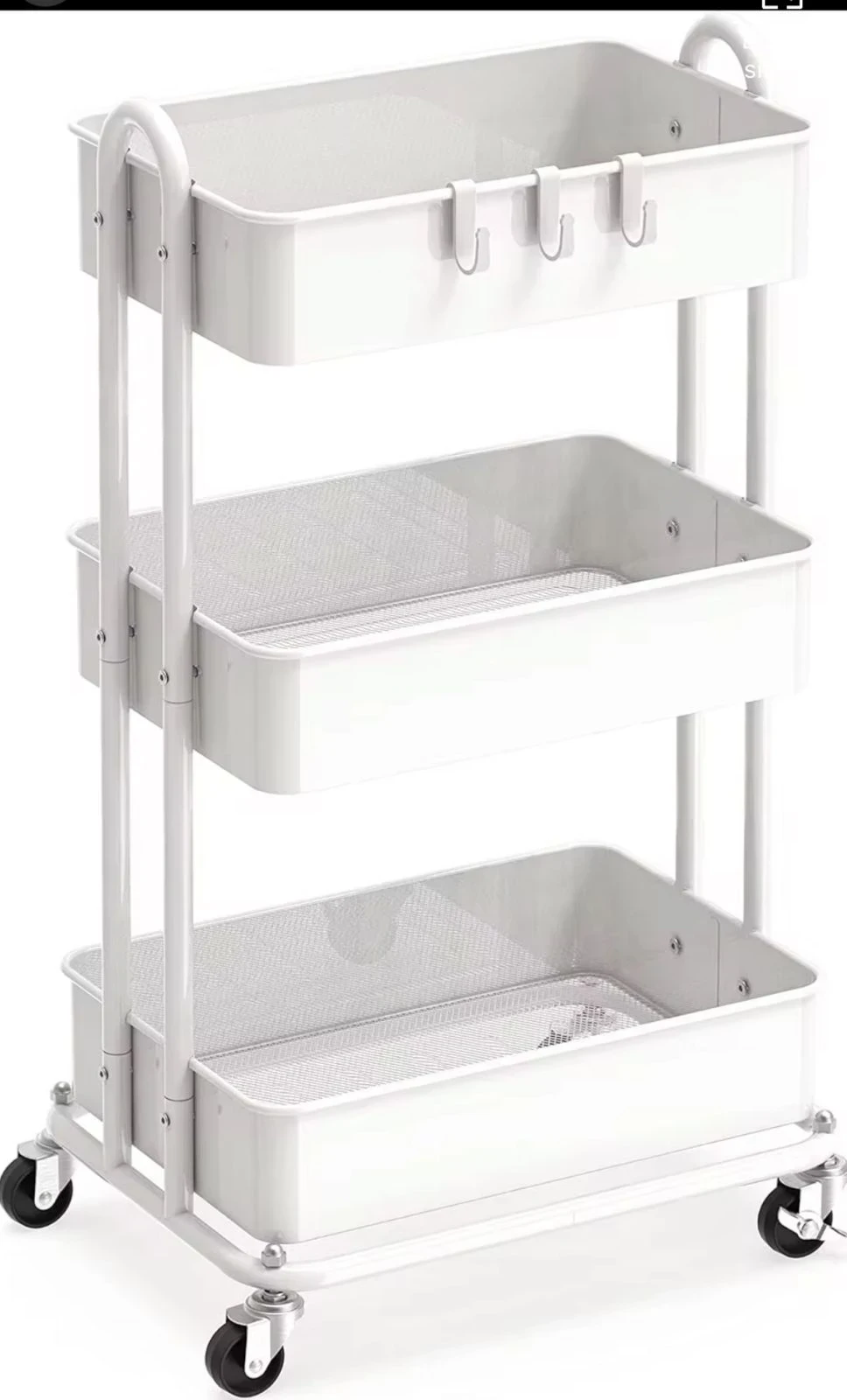 CARRITO AUXILIAR METÁLICOS DE 3 NIVELES  5
