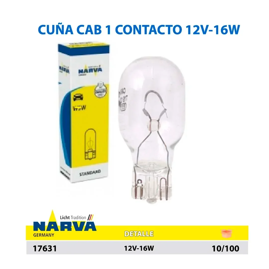  CUÑA CAB 1CONTACTO 12V-16W
