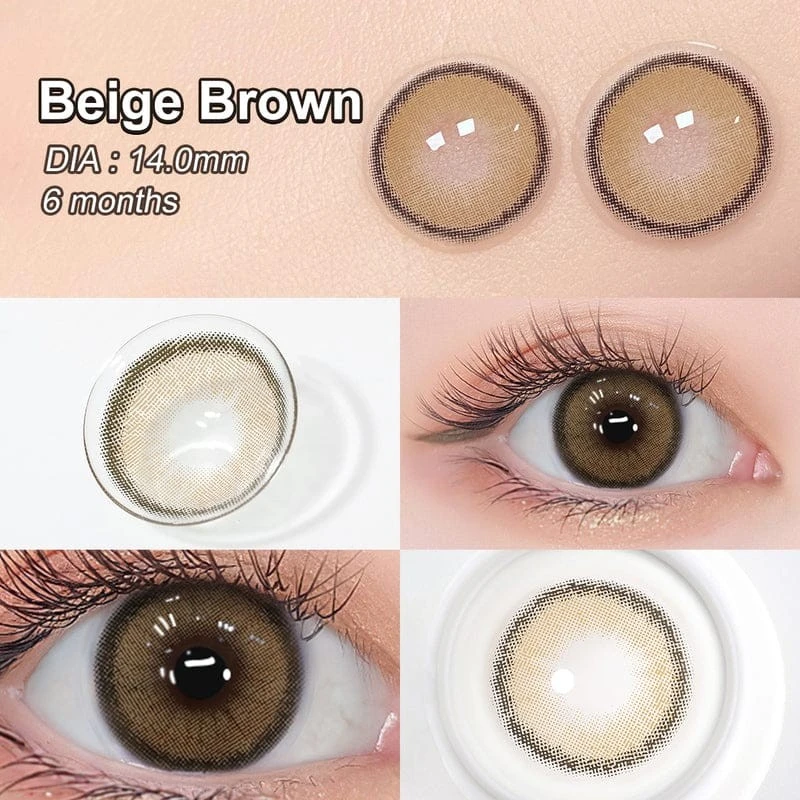 Lentes de contacto - Referencia: ROZE / BEIGE BROWN 