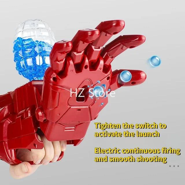 PISTOLA IRON MAN HIDROGEL 3