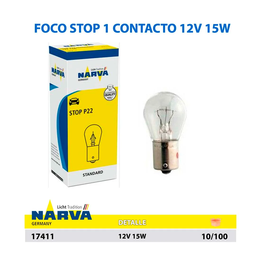  FOCO DE STOP 1CONTACTO 12V 15W