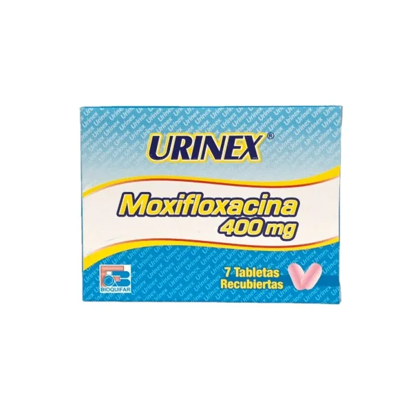 URINEX TBL X 7 MOXIFLOXACINA 400 MG