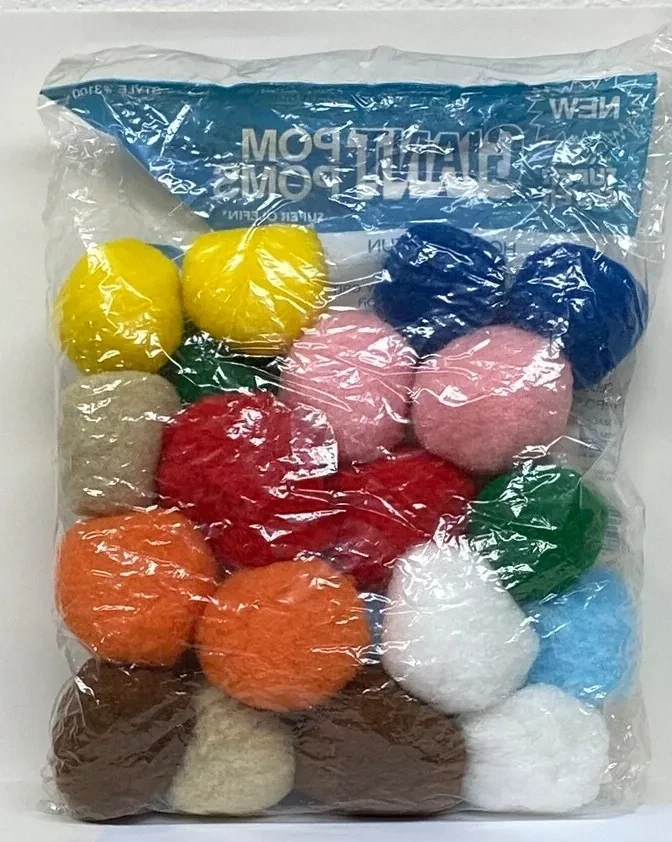 Bolsa de Pom Poms Gigantes