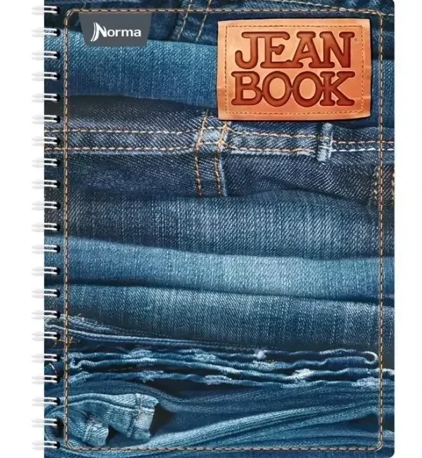 Cuaderno profesional blanco jean book 100 h espiral doble 4