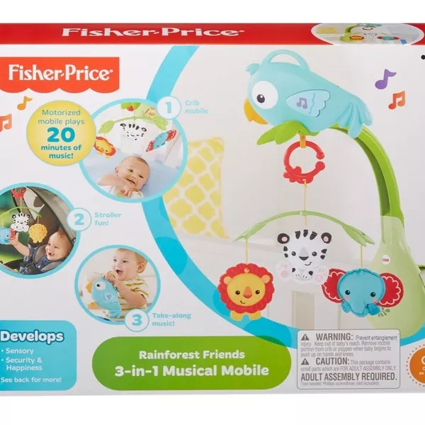 Móvil musical 3 en 1 Fisher Price 3