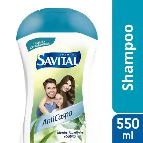 Shampoo savital anticaspa x 550 ml