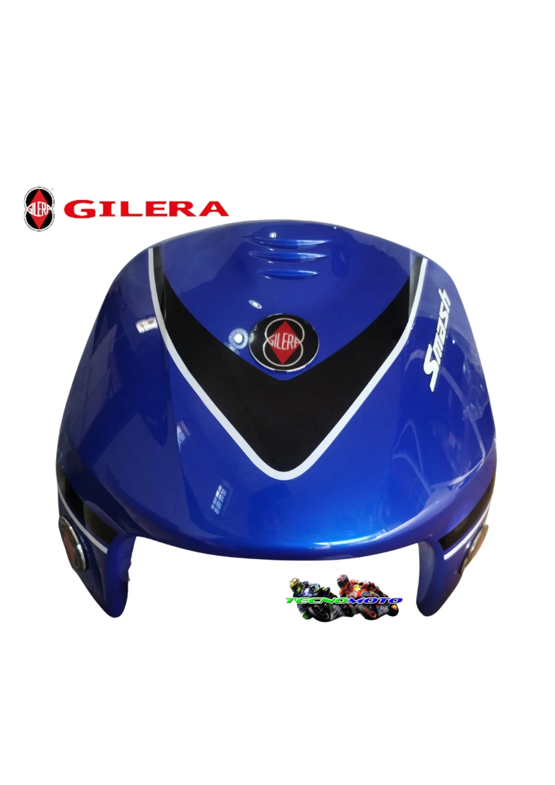 CACHA FRONTAL GILERA 110 SMASH  -AZUL/NEGRO [GILERA] -46787