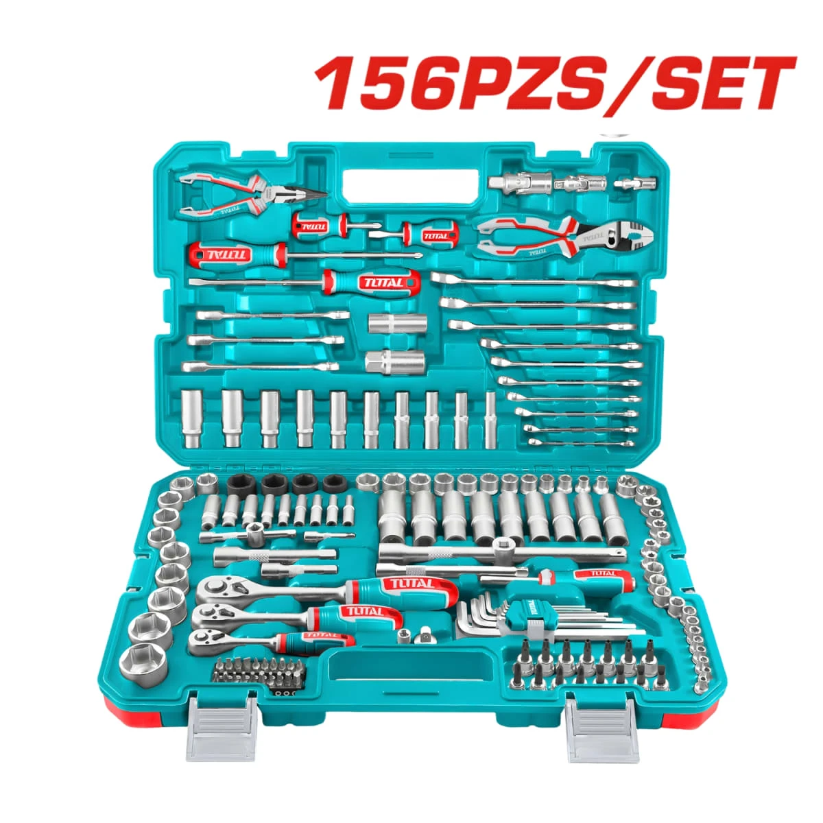 THKTHP21566 Set de herramientas combinadas de llaves 156pcs total